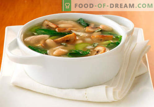 Zuppa in brodo di funghi - le migliori ricette. Come cucinare correttamente e gustoso zuppa di funghi in brodo.