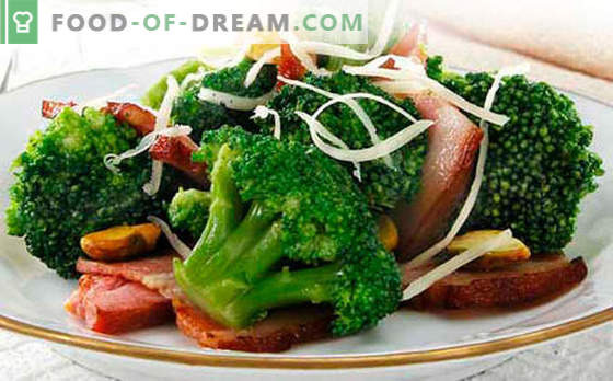 Insalata di broccoli - cinque migliori ricette. Come correttamente e gustosa insalata di broccoli cotti.