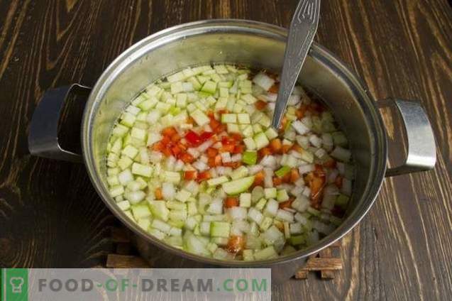 Zuppa vegetariana di ceci con verdure