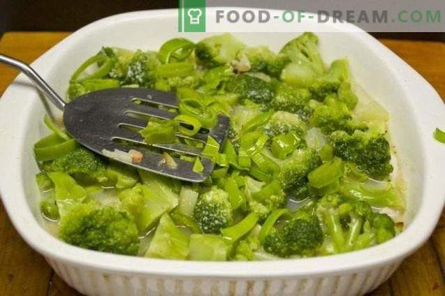 Casseruola con broccoli e filetto di pollo