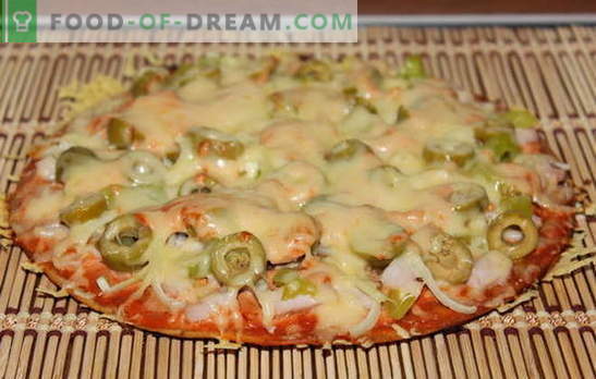 Una ricetta per la pizza senza lievito è interessante! Molte ricette per fare la pizza con la pasta senza lievito - scegli!