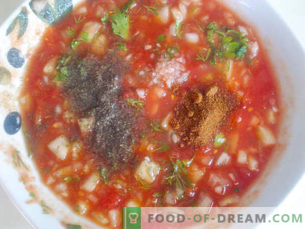Ricetta Gazpacho - Prepara una zuppa fredda di pomodoro secondo una ricetta spagnola