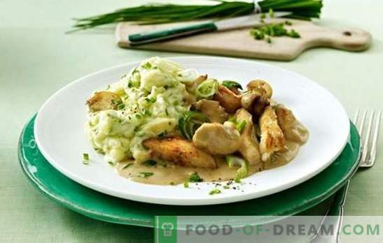 fricassea di pollo e funghi: ricette passo-passo. Come cucinare l'esclusiva fricassea di pollo con funghi e verdure