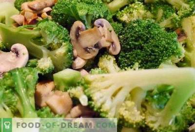 Broccoli mit Pilzen