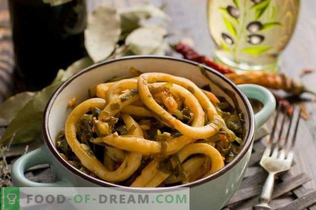 calamari coreani - deliziosa insalata di frutti di mare