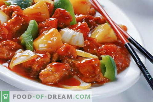 pollo in cinese - le migliori ricette. Come cucinare correttamente e cucinare il pollo in cinese.