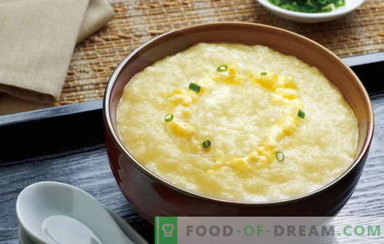 Come cucinare un delizioso porridge di mais con il latte? Le migliori ricette e segreti per cucinare il porridge di mais sul latte di cereali o farina