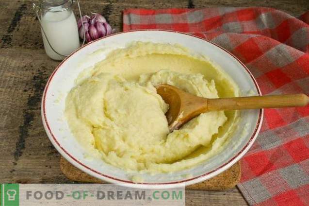 Purê de batatas - receita com leite e manteiga