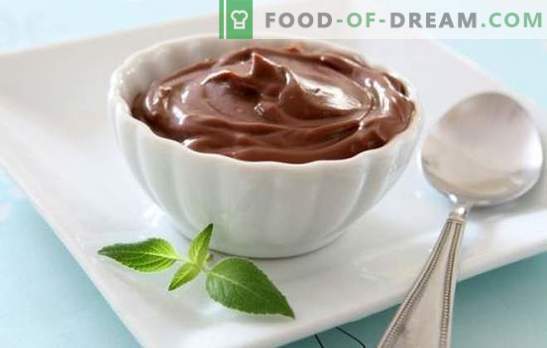 La crema di cioccolato alla crema è sempre deliziosa! Ricette creme al cioccolato con crema pasticcera per impregnazione, riempimento e decorazione