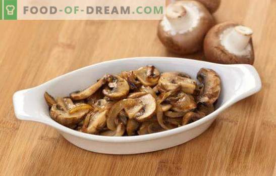 Funghi fritti con cipolle - semplici e gustosi, veloci e belli! Una selezione di ricette popolari di funghi fritti con cipolle