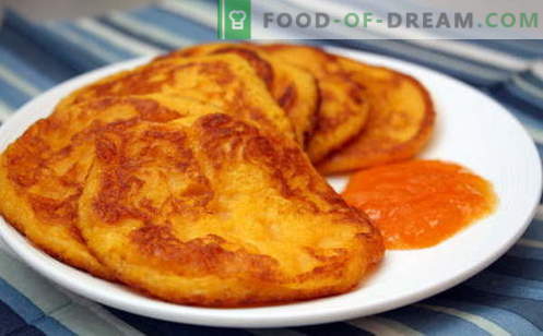 Le frittelle di zucca sono le migliori ricette. Come cucinare correttamente e deliziosamente i pancake alla zucca.