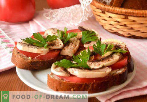 I panini al pomodoro sono le migliori ricette. Come cucinare velocemente e gustosi panini con i pomodori.