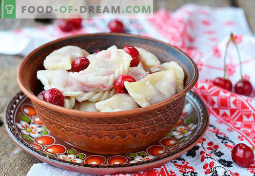 Bolinhos com cerejas - as melhores receitas. Como fazer corretamente e saboroso bolinhos de massa com cerejas em casa.