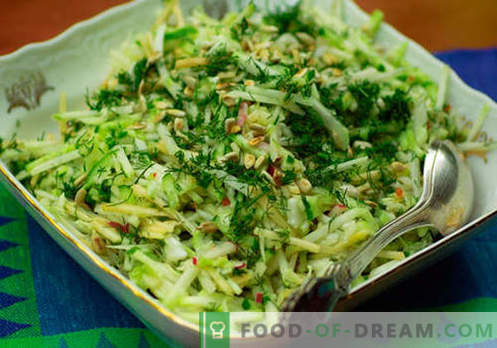 Insalata di cetrioli freschi - una selezione delle migliori ricette. Come correttamente e gustoso per preparare un'insalata con cetriolo fresco.