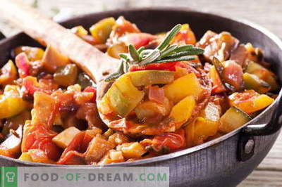 Vegetable stew with meat - the best recipes. How to properly and tasty cook vegetable stew with meat.