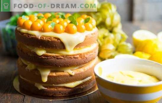 Torta al limone - carica d'umore! Ricette incredibili torte 