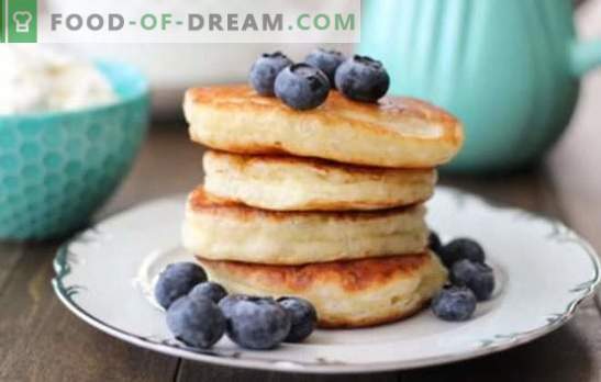 Pancakes fatti in casa: ricette veloci per la colazione. Gustosi pancakes secondo ricette veloci su kefir, latte, zucchine, fegato