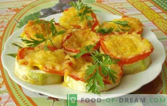 ricette veloci per i piatti di verdure per il forno: zucchine con pomodori e non solo! Idee di ricetta rapida per zucchine e pomodori nel forno