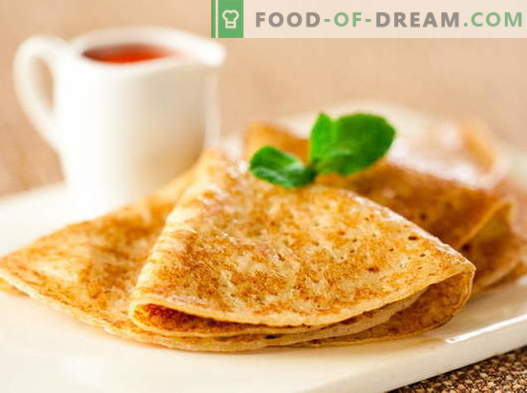 Pancakes acidi - ricette collaudate. Come cucinare in modo corretto e gustoso pancakes acida.