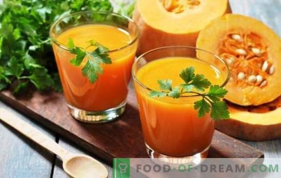 Pumpkin juice with oranges for the winter - a vitamin charge! Recipes pumpkin juice with oranges for sunny mood