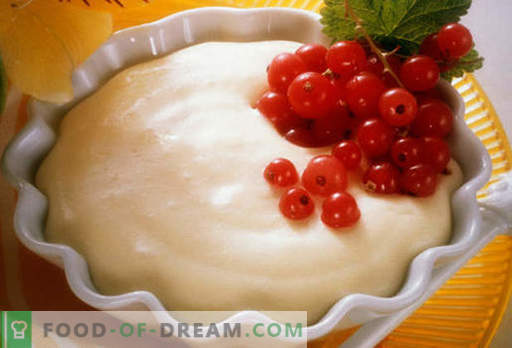 Melkpudding - de beste recepten. Hoe melkpudding correct en smakelijk te maken.