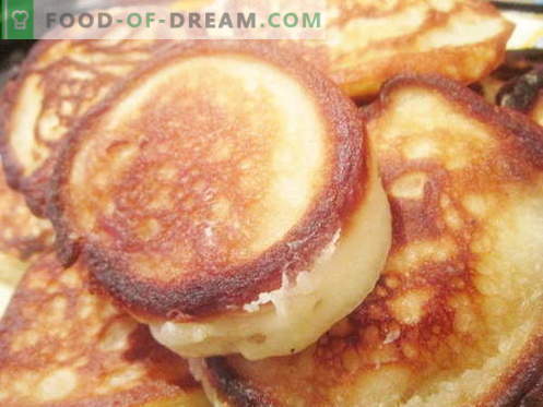 Le frittelle di lievito sono le migliori ricette. Come cucinare correttamente e gustosi i pancake con il lievito.