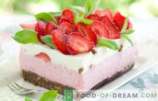 Dessert con fragole: ricette con foto per un'estate dolce. Varianti di diversi dolci con fragole: torte, creme, gelati, pastila