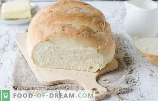 Pane bianco al forno - deliziose torte fatte in casa. Le migliori ricette di pane bianco in forno su acqua, latte, yogurt