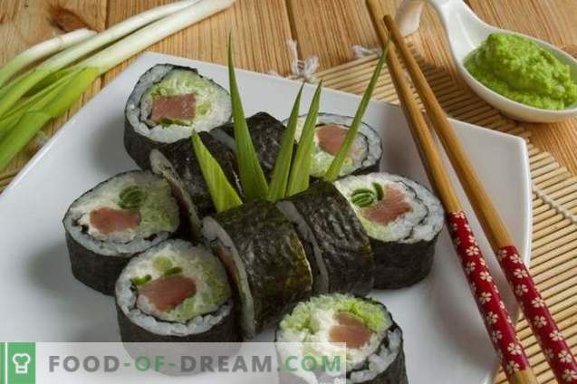 Sushi Maki con pesce rosso