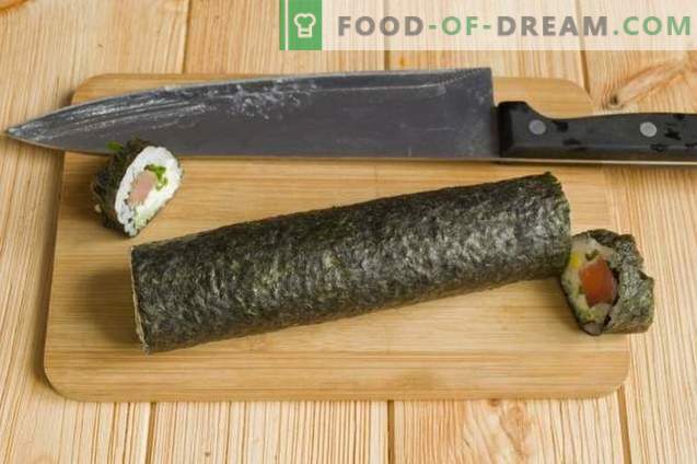Sushi Maki con pesce rosso