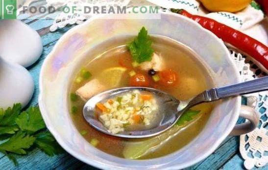 Zuppa di pesce con miglio: orecchio alla russa! Ricette semplici per zuppa di pesce con miglio di pesce fresco e surgelato e in scatola