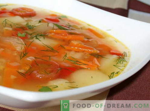 Zuppa di verdure - le migliori ricette. Come cucinare correttamente e gustoso zuppa di verdure.