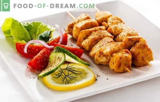 Shashlik di filetto di pollo - una gustosa versione economica di una festa in natura. Le migliori ricette per il kebab di pollo