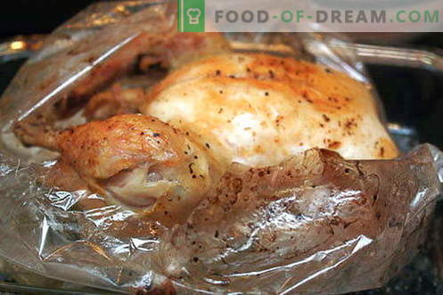 Pollo nella manica: le migliori ricette. Come cucinare correttamente e gustoso manicotto di pollo per la cottura.