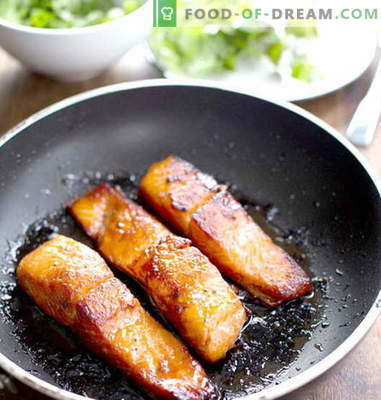 Salmone in padella - le migliori ricette. Come cucinare correttamente e gustoso salmone in padella.