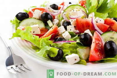 Insalata greca - le migliori ricette. Come cucinare correttamente e gustosa insalata greca