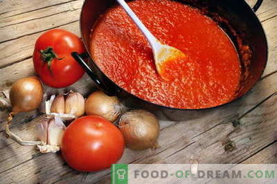Salsa di pomodoro - le migliori ricette. Come cucinare correttamente e cucinare la salsa di pomodoro.
