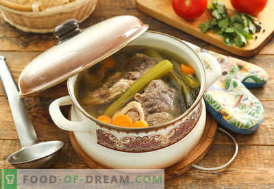 Zuppa in brodo di carne - le migliori ricette. Come cucinare correttamente e gustoso zuppa in brodo di carne.