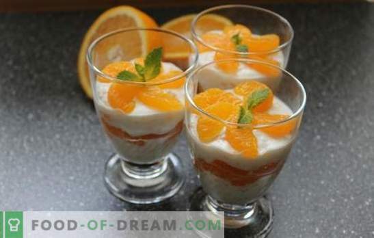 Dessert veloci e gustosi con mandarini