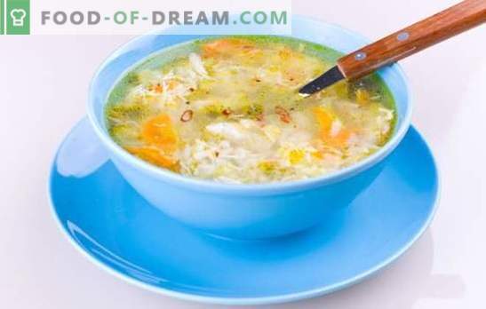 Zuppa di pollo con riso - usare in ogni cucchiaio. Ricette per zuppa di pollo con riso: dieta, bambini, vitamine, tutti i giorni