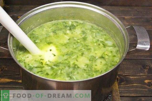 Zuppa di crema di spinaci e cocco