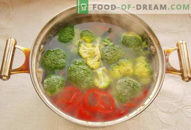 Zuppa di broccoli e polpette