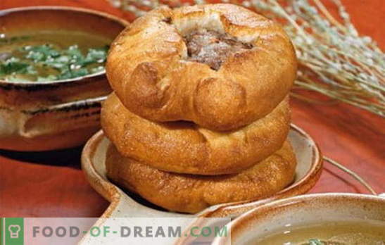 Lievito belyashi - un vero piatto tataro? Ricette di bianchi profumati e succosi su lievito con diversi ripieni