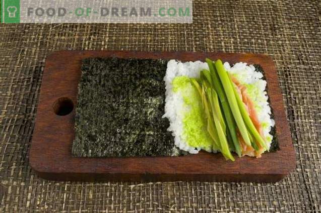 Temaki sushi con avocado e trota