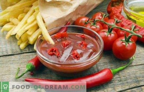 Ketchup per l'inverno dai pomodori: una salsa indispensabile per ogni piatto. Le ricette di ketchup fatte in casa più deliziose e originali per l'inverno dai pomodori.