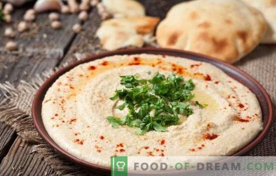 Hummus di ceci fatto in casa - un'alternativa al purè di patate. Hummus di ceci a casa: come cucinare correttamente
