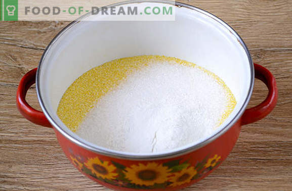 Muffin alla farina di mais: elegante dessert soleggiato! Passo dopo passo la ricetta dell'autore per i muffin veloci di mais (con foto)