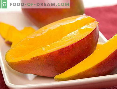 Mango - descrizione, proprietà utili, uso in cucina. Ricette con mango.