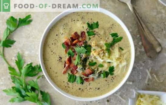 Zuppa di broccoli e cavolfiori - l'originale prima utile! Ricette insolite e tradizionali per zuppe di broccoli e cavolfiori