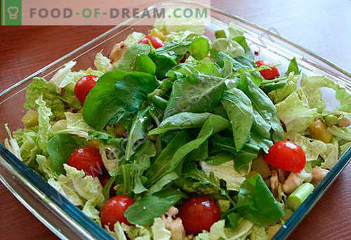 Insalata con asparagi - una selezione delle migliori ricette. Come cucinare correttamente e gustoso un'insalata con asparagi.